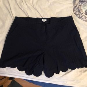 Scalloped shorts
